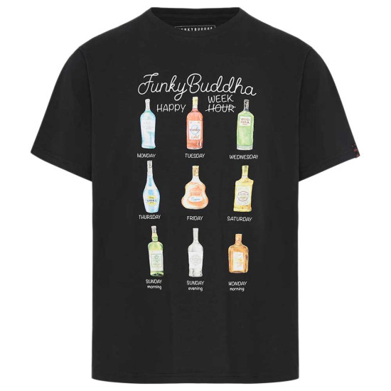 Funky Buddha Ανδρική κοντομάνικη μπλούζα